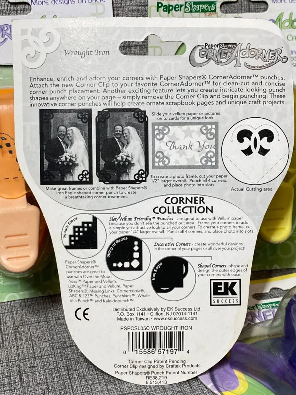 NEW Lot Of 5 EK Success Paper Shapers PUNCH Scrapbook Card Making Craft Tool